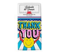 Le Chocolat de Français Thank you Extra Dark Chocolate 71% [Pack 10]