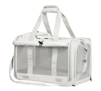 Le city Cat Carrier and Dog Carrier is Designed for Pets Weighing up to 16 lbs.Soft-Sided,Durable and Collapsible Travel Carrier,Breathable Mesh for Ventilation,Adjustable Shoulder Strap for Comfort