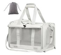 Le city Cat Carrier and Dog Carrier is Designed for Pets Weighing up to 16 lbs.Soft-Sided,Durable and Collapsible Travel Carrier,Breathable Mesh for Ventilation,Adjustable Shoulder Strap for Comfort