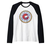 Le Club Du Rire LVQR Cow Logo Cheese Raglan Baseball Tee