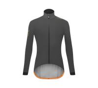 Le Col Pro Rain Jacket II - S - Grey/Saffron