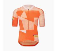Le Col Sport Lightweight Jersey En Route - S - Saffron/White