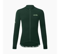 Le Col Womens ARC Merino Long Sleeve Jersey - S - Forest Green