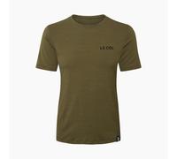 Le Col Womens ARC Merino T-Shirt - S - Olive