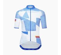 Le Col Womens Sport Lightweight Jersey En Route - L - Electric Blue/White