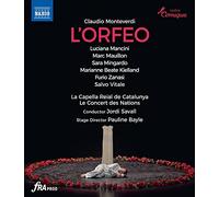 Monteverdi: L Orfeo [Luciana Mancini; Marianne Beate Kielland; Sara Mingardo; Jordi Savall] [Naxos: NBD0152V] [Blu-ray] [NTSC]
