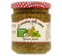 Le Conserve Della Nonna Dairy & Gluten Free Green Pesto Sauce 185g - Pack of 6