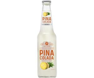 Le Coq Pina Colada Pre-Mixed Cocktail Drink, Coconut & Pineapple Flavour, Ready to Drink Bottle, 330ml, 4.7% ABV - Tropical Creamy Cocktail for Parties & Summer Refreshment