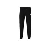 Le Coq Sportif - ESS Pant Regular N°1 M - Men's Tracksuit Bottoms Double Sided Cotton Polyester Classic Fit Elastic Waistband Drawstring Exterior - Size XS - Black