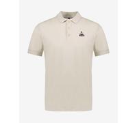 Le Coq Sportif Essentials N.2 Short Sleeve Polo Shirt Cream White - S