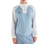 Le Coq Sportif - Long sleeves Polo shirt - Polo LS N°1 M Ashley Blue Marshmallow for Men - Size L Blue L