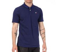Le Coq Sportif Men's Navy Polo Shirt Pblue, Blue, XL