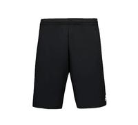 Le Coq Sportif - N°1 Men's Training Shorts - 100% Breathable Lightweight Quick Dry Polyester for Training and Sports Activities - Size S - Colour Black