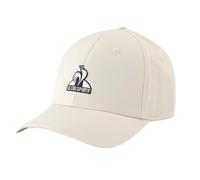 Le Coq Sportif Unisex 2520655 LE Coq Sportif - ESS Cap N°2 - Lightweight Mixed Polyester Cotton - Comfortable and Breathable Fit - for Sports Daily Use - Size S/M - Ecru
