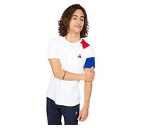 Le Coq Sportif Bat Tee Ss No 1 M T-Shirt, N.o.w/B.Electro/Electro Red, L