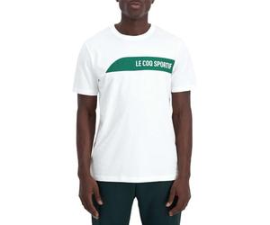 Le Coq Sportif Unisex Saison 2 Tee SS N°1 M New Optical White t Shirt,