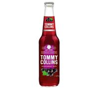 Le Coq Tommy Collins Pre-Mixed Cocktail Drink, Blackcurrant Flavour, Ready to Drink Bottle, 330ml, 4.7% ABV - Sweet & Tangy Fruity Cocktail for Social Occasions & Refreshment