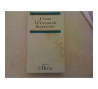 le crepuscule des pensees