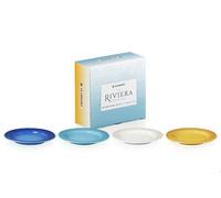 Le Cresuet Set of 4 Appetizer plates, Stoneware, Riviera, 89225171219030