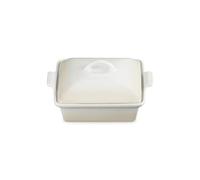 Le Creuset 23cm Deep Square Dish With Lid Meringue