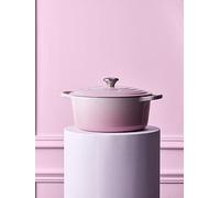 Le Creuset Signature Cast Iron Round Casserole Dish - 28cm - Shell Pink