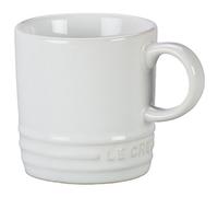 Le Creuset 3.5 Ounce White Stoneware Petite Espresso Mug, Set of 4