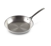 Le Creuset 3-Ply Plus Stainless Steel 20cm Shallow Frying Pan, 96600220000100, Silver