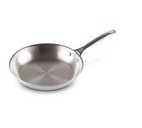 Le Creuset 3-Ply Plus Stainless Steel 28cm Shallow Frying Pan, 96602528000100, Silver