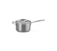 Le Creuset 3-Ply Stainless Steel Saucepan with Lid, 20 x 12.2 cm, Silver, 96200920001000