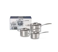 Le Creuset 3-Ply Stainless Steel 3-Piece Saucepan Set