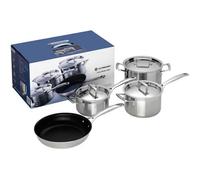 Le Creuset 3-ply Stainless Steel 4 Piece Set