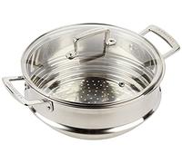Le Creuset Stainless Steel Large Multi Steamer with Glass Lid