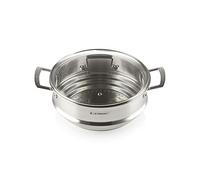 Le Creuset Stainless Steel Large Multi Steamer with Glass Lid