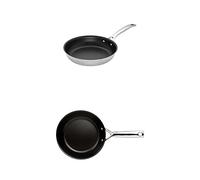 Le Creuset 3-Ply Stainless Steel Non Stick Frying Pan 24 cm and Non Stick Omellete Pan 20 cm
