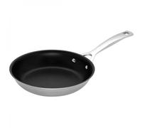 LE CREUSET 3-Ply Stainless Steel Non-Stick Omelette Pan, 20 x 4 cm, 96201320001000, Silver