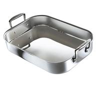 Le Creuset 3-Ply Stainless Steel Rectangular Roaster, 35 cm, Silver, 96102270000000