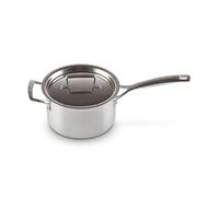 Le Creuset 3-Ply Stainless Steel Saucepan with Lid, 18 x 11.1 cm, 96200918001000