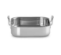 Le Creuset 3-Ply Stainless Steel Square Roaster, 3-Ply, 26 x 26 cm, 96106026000000