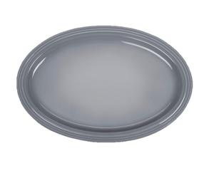 Le Creuset 46cm Stoneware Oval Serving Platter - Mist Grey ( NEW)