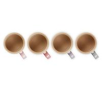 Le Creuset 69113358129031 Mug 350 ml Set of 4 Metallics Rose