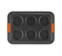 LE CREUSET 941029390 Tray, Non-Stick Coated Carbon Steel, Black