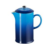 Le Creuset Azure Stoneware Cafetiere with Metal Press 1L