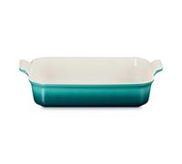 Le Creuset Bleu Riviera Stoneware 32cm Heritage Rectangular Dish