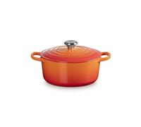Le Creuset Cast Iron 24cm Round Casserole - Volcanic