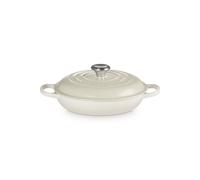 Le Creuset Cast Iron 26cm Shallow Casserole - Meringue