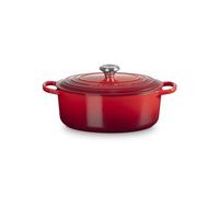 Le Creuset Signature Cerise Cast Iron 29cm Oval Casserole