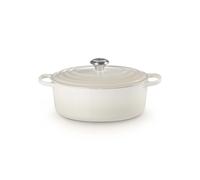 Le Creuset Cast Iron 29cm Oval Casserole - Meringue