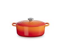 Le Creuset Signature Cast Iron 29cm Oval Casserole Dish in Volcanic