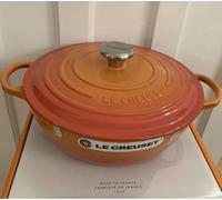 Le Creuset Cast Iron Enamelled 24cm Soup Pot/ Marmite - Volcanic