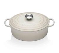 Le Creuset Cast Iron Oval Casserole 27cm Meringue